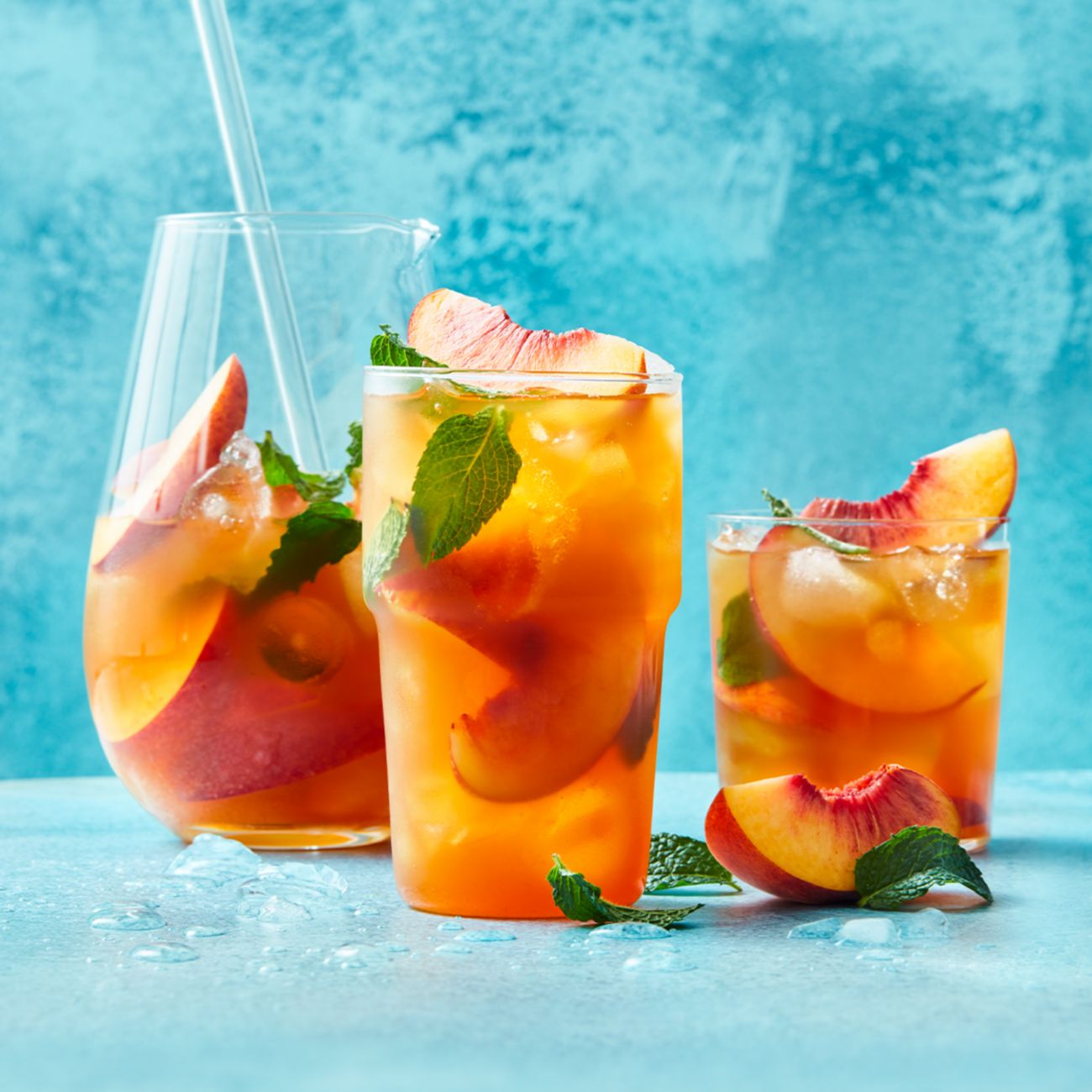 peach iced tea