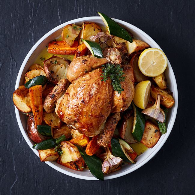 One-Pot Chicken With Roast Vegetables