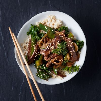 Healthier Sesame Beef Stir-Fry