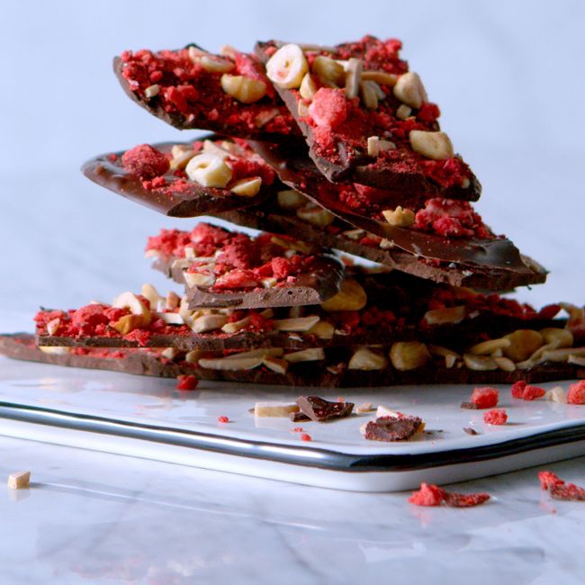 Super-Easy Choc-Strawberry Bark