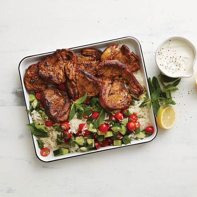 Lamb Tikka Masala With Rice & Tomato Salad