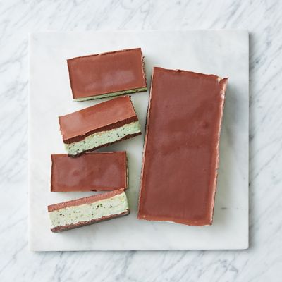 Cheat's Choc-mint Ice-cream Slice