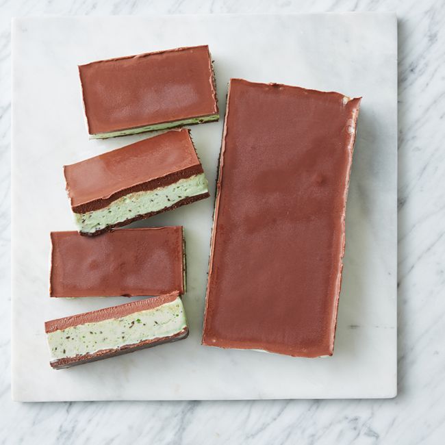 Cheat's Choc-mint Ice-cream Slice