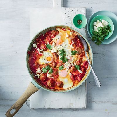One-Pan Meatball Shakshuka 