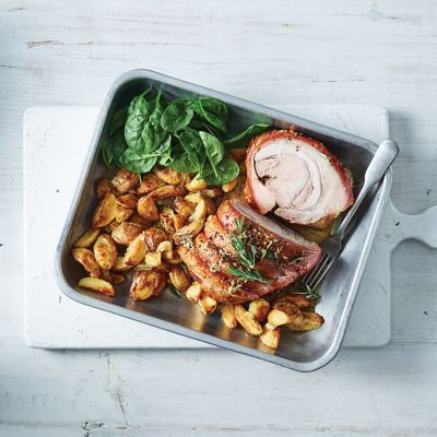 Porchetta With Garlic Potatoes 