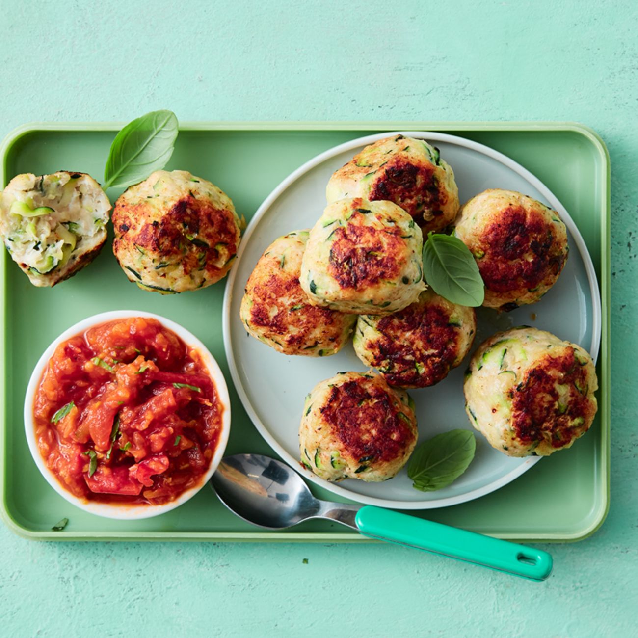 chicken and veggie meatballs