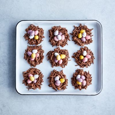 Easter Choc-Hazelnut Nests