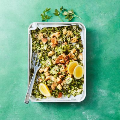 Roasted Broccoli With Garlic & Parmesan