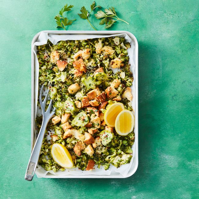 Roasted Broccoli With Garlic & Parmesan