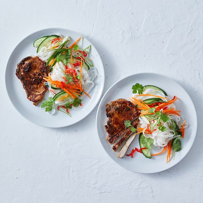 Vietnamese-style BBQ Pork With Noodles & Salad