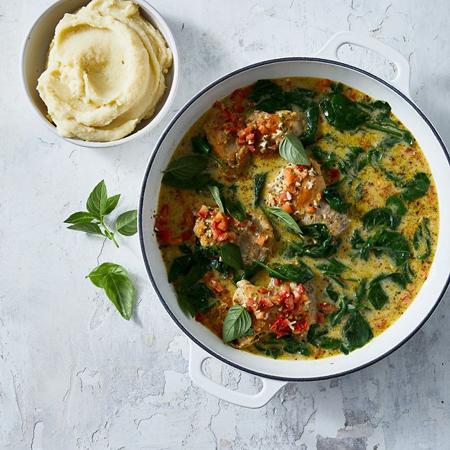 Creamy Italian-Style Pesto Chicken 