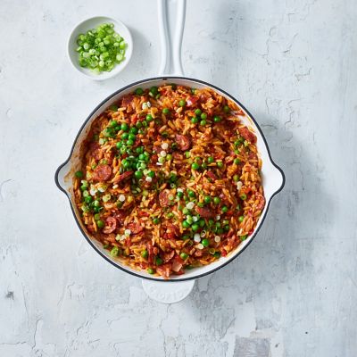 One-Pot Cajun Risoni With Chorizo 