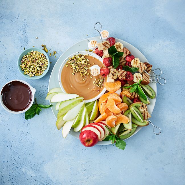 Peanut Butter Fondue Platter