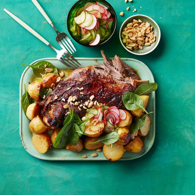 Slow-Roasted Massaman Lamb Shoulder 