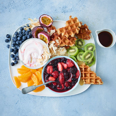 Waffle Breakfast Platter 