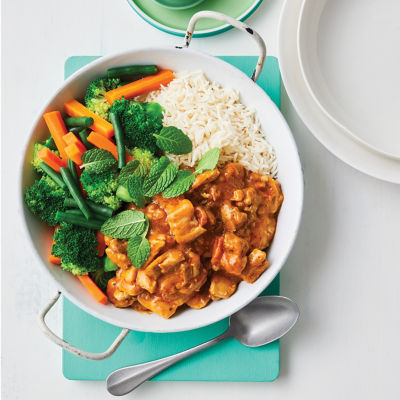Easy Butter Chicken With Vegetables
