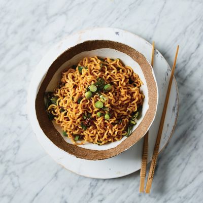 Sizzling Spicy Garlic Ramen