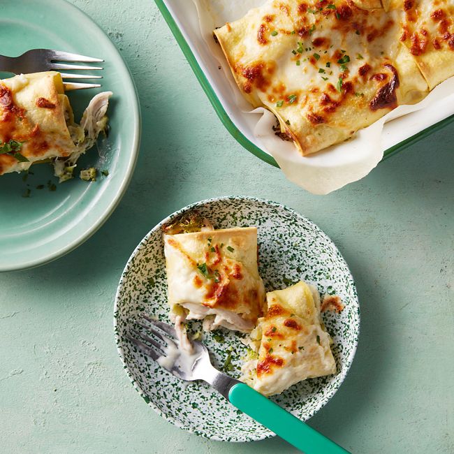 Alfredo Lasagne Roll-Ups