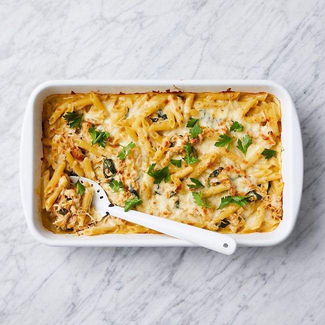Cheat’s Honey Mustard Chicken Pasta Bake 