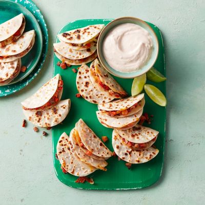 Crispy Wonton Quesadillas