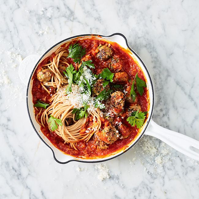 Healthier Beef Meatballs 
