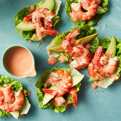 Healthier Prawn & Avocado Cocktail Canapés