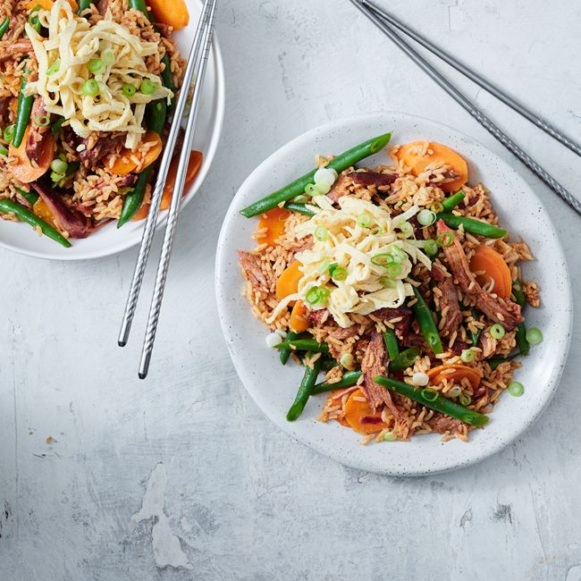 Quick Chinese BBQ Pork Fried Rice