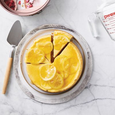Baked Citrus Cheesecake With Candied Lemon