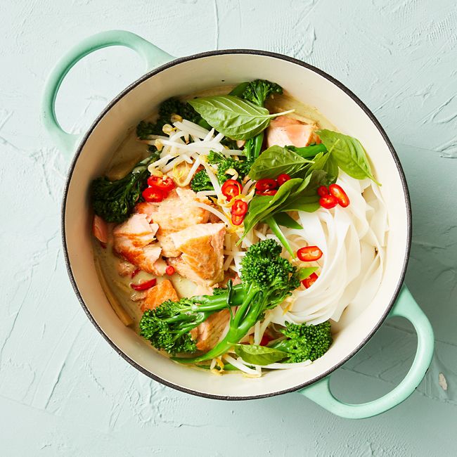 Simple Thai Green Curry With Salmon