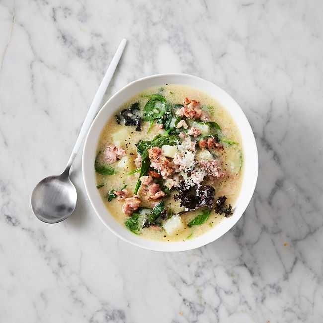 Tuscan-Inspired Potato Soup  