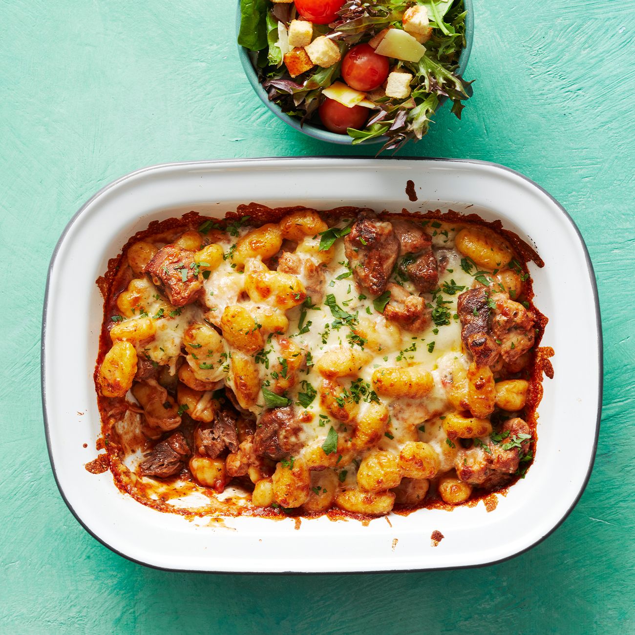 Baked Gnocchi With Beef & Pork Ragu