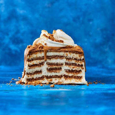 Biscoff Mascarpone Fridge Cake