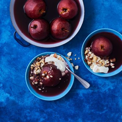 Healthier Poached Apples