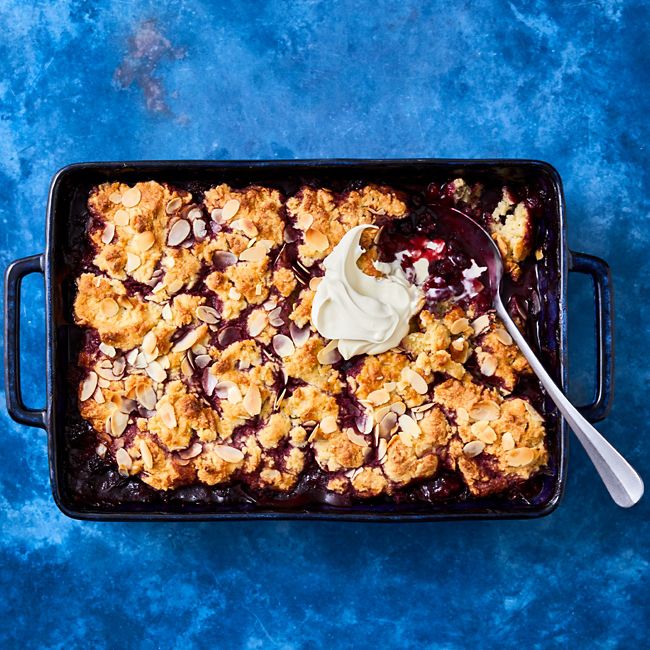 Mulled Wine Berry & Orange Cobbler