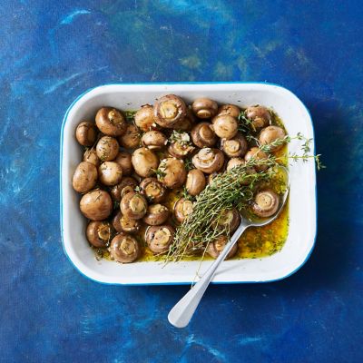 Warm Marinated Mushrooms