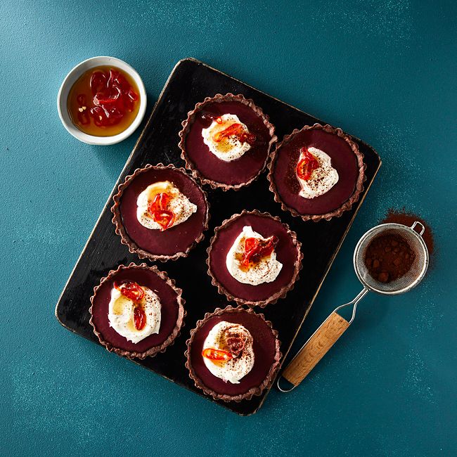 Chilli Choc Tarts 