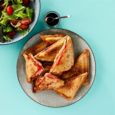 Jaffles with the lot 