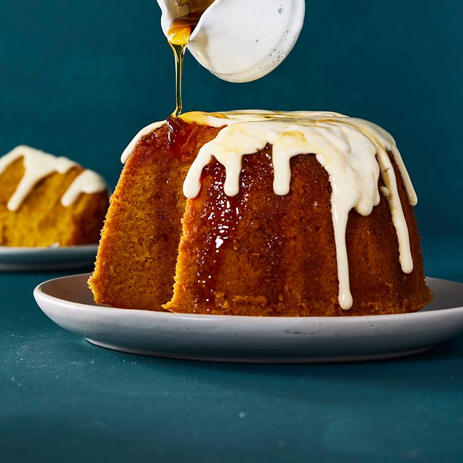 Steamed Pumpkin & Golden Syrup Pudding 