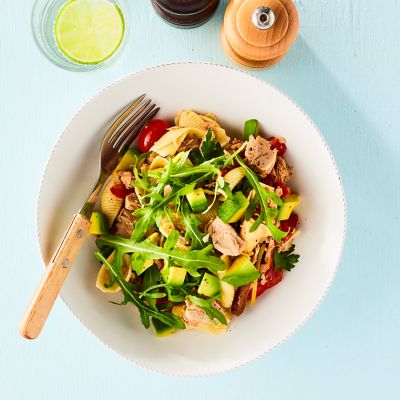 Tuna & avocado pasta 