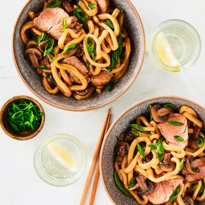 Udon Pork Stir-Fry