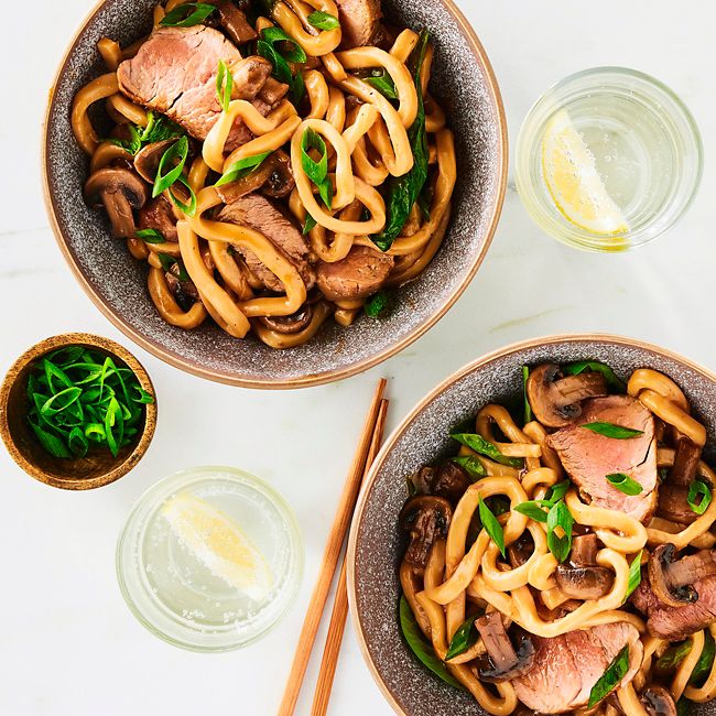 Udon Pork Stir-Fry