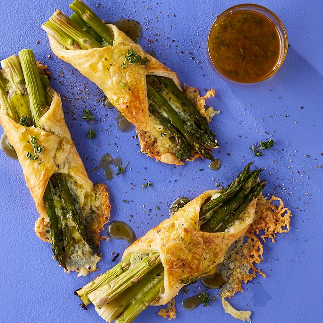 Asparagus & Cheese Puff Pastries