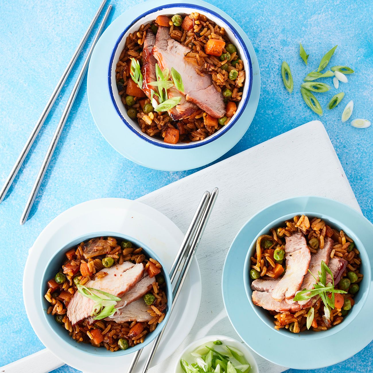 Cheat's Bbq Pork & Kimchi Fried Rice