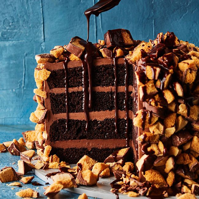 Easy Choc-Crunch Cake