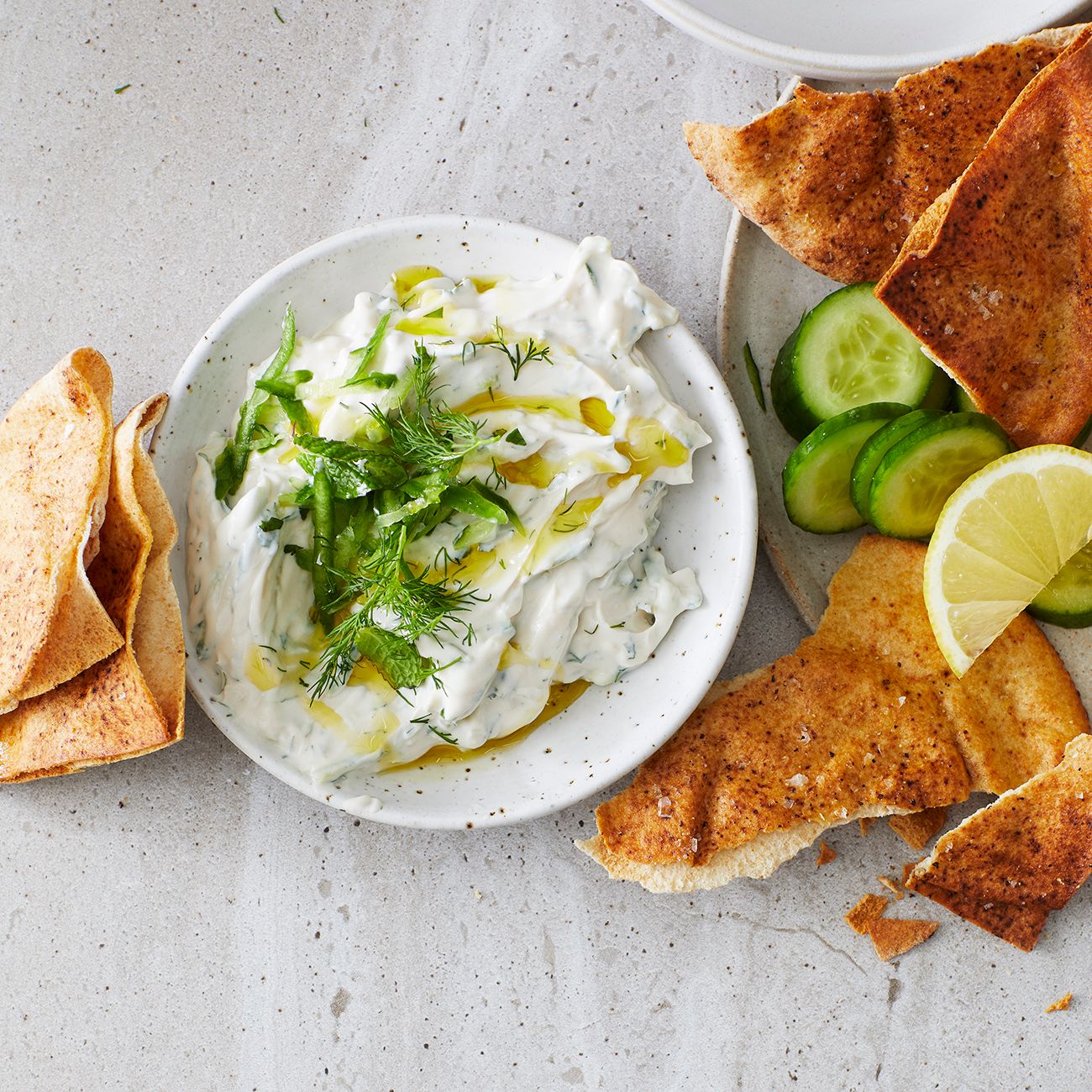 Plant-based herbed tzatziki
