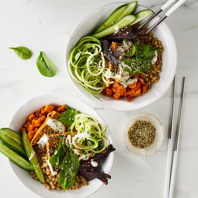 Satay tofu poke bowl