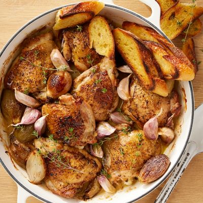 40-clove garlic chicken