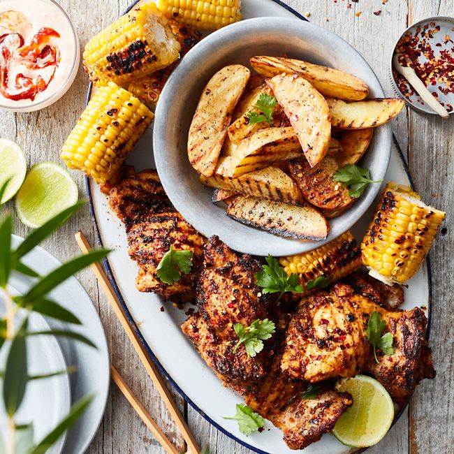 Cajun Chicken With Tomato Relish Sour Cream