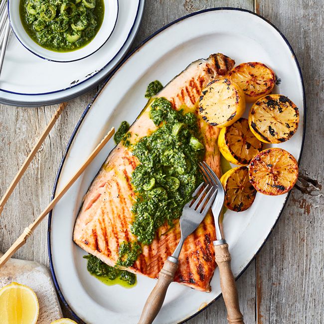 Salmon With Salsa Verde