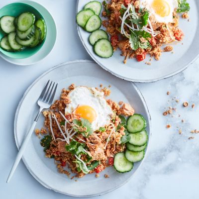 Tuna & cauliflower rice goreng